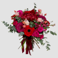 Bouquet in various shades of Pink & Red