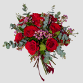 Bouquet of 10 Red Ecuador Roses