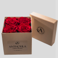 Love Box Sand with 4 Red Roses