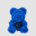 Rose Bear 25cm Blue