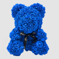 Rose Bear 40cm BLue